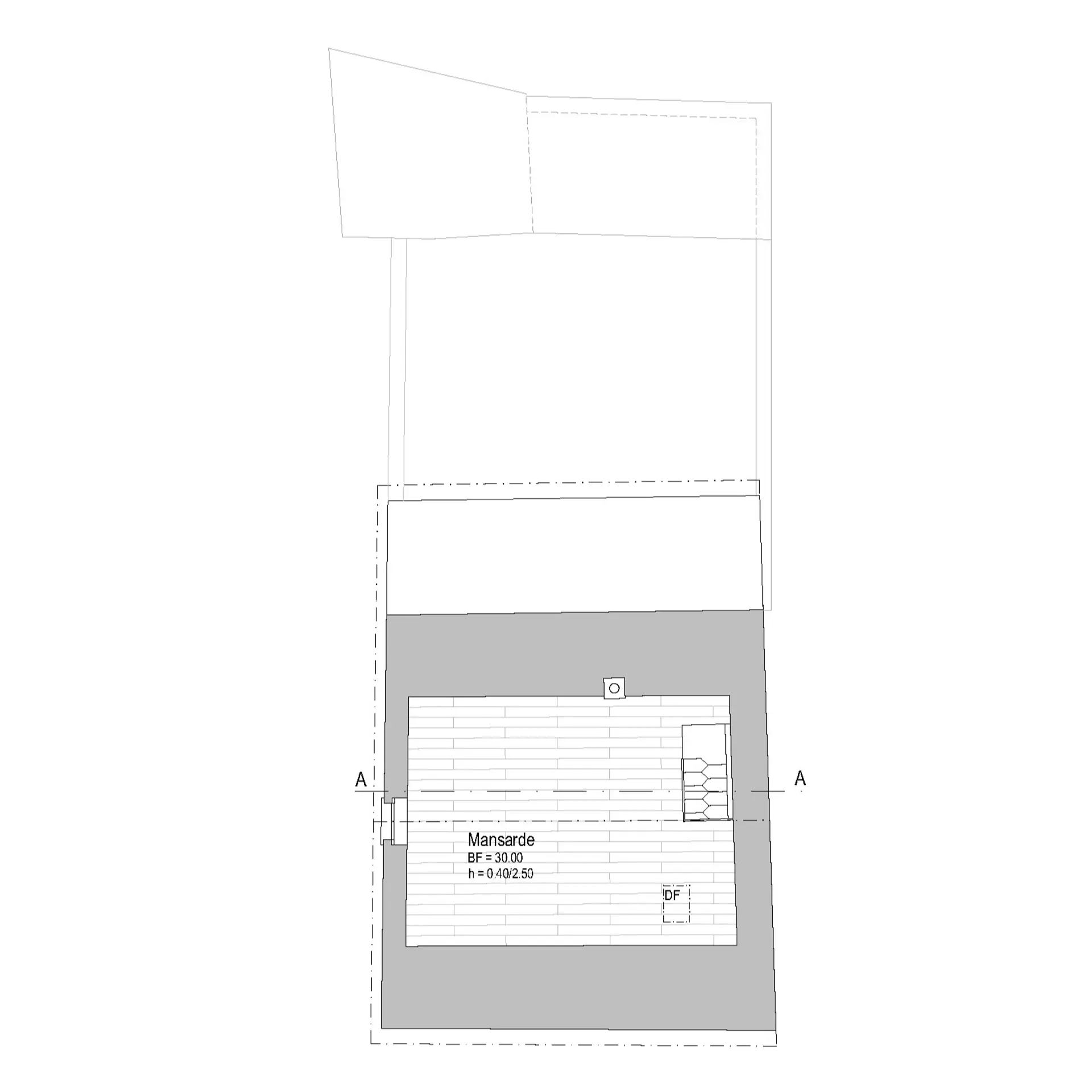 20_Sanierung Anbau_Einfamilienhaus Casa Marina Bignasco_Grundriss DG